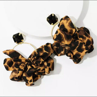 Leopard print earrings - Accessorizmee
