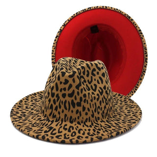 Printed two-toned fedora - Accessorizmee