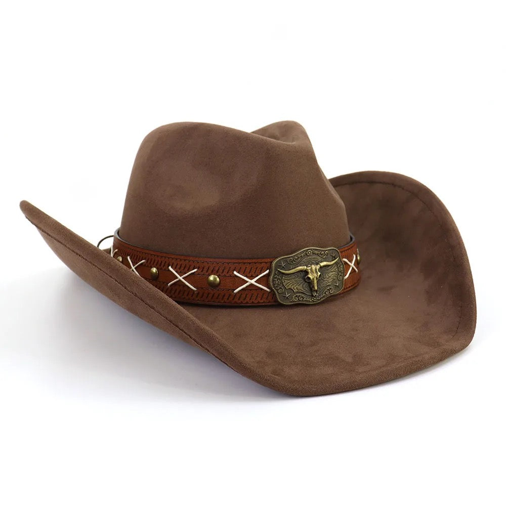 Crossroads premium Suede Cowboy Hat