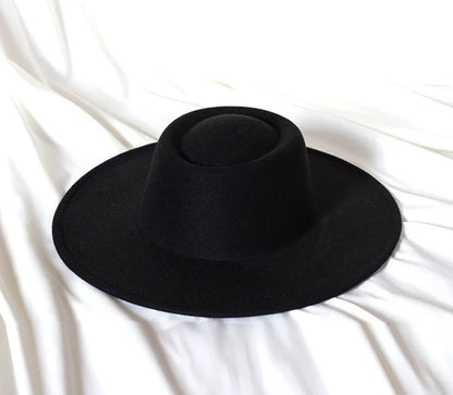 Round Brim Stiff Fedora - Accessorizmee