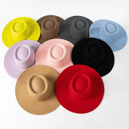 Round Brim Stiff Fedora