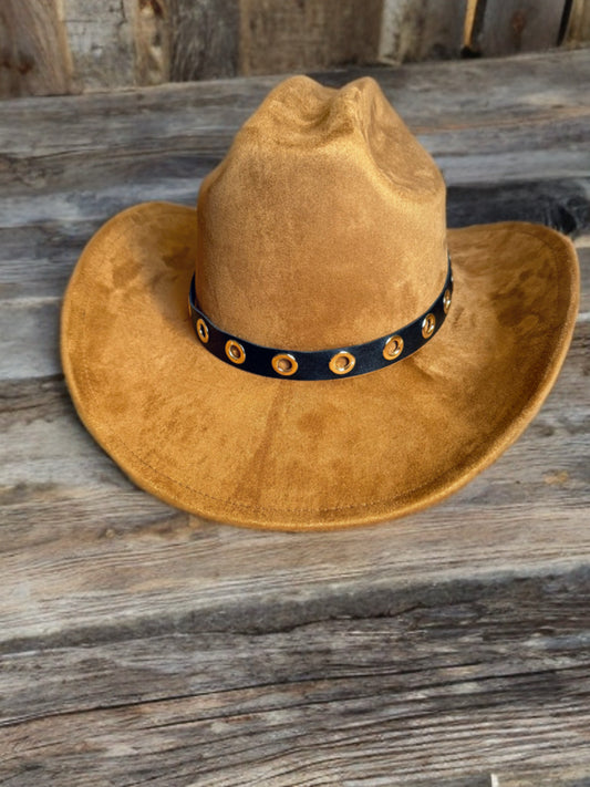 Hole-in-one premium Suede Cowboy Hat