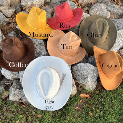 Premium Suede Cowboy hat