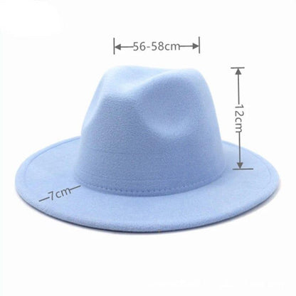 Siff Solid Fedora - Accessorizmee