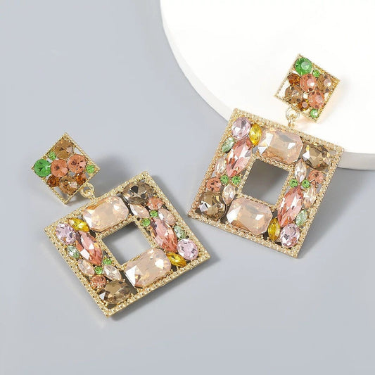 Glistening Statement Earrings - Accessorizmee