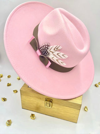 Luxury Fedora -Pink