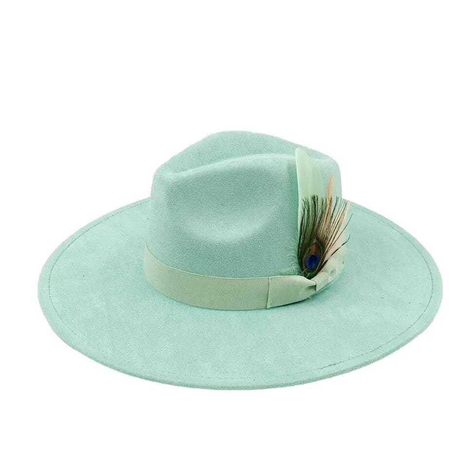 Luxury Fedora -mintluster - Accessorizmee