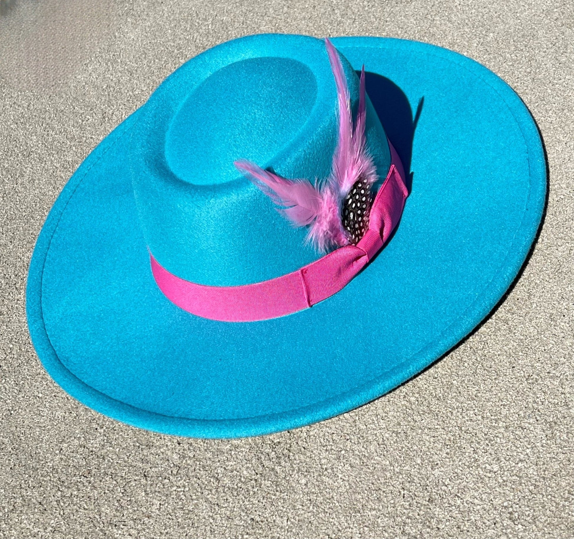 Luxury Round Fedora -Pink - Accessorizmee