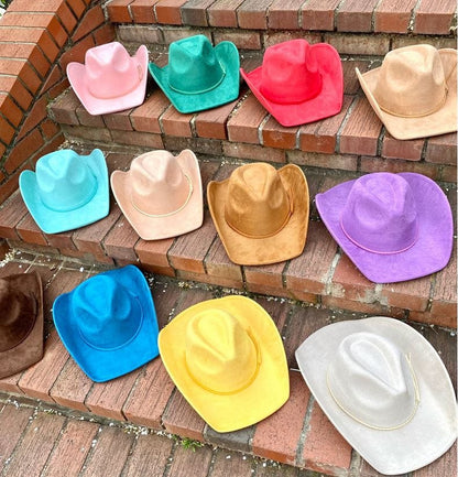 Premium Suede Cowboy Hat - Accessorizmee