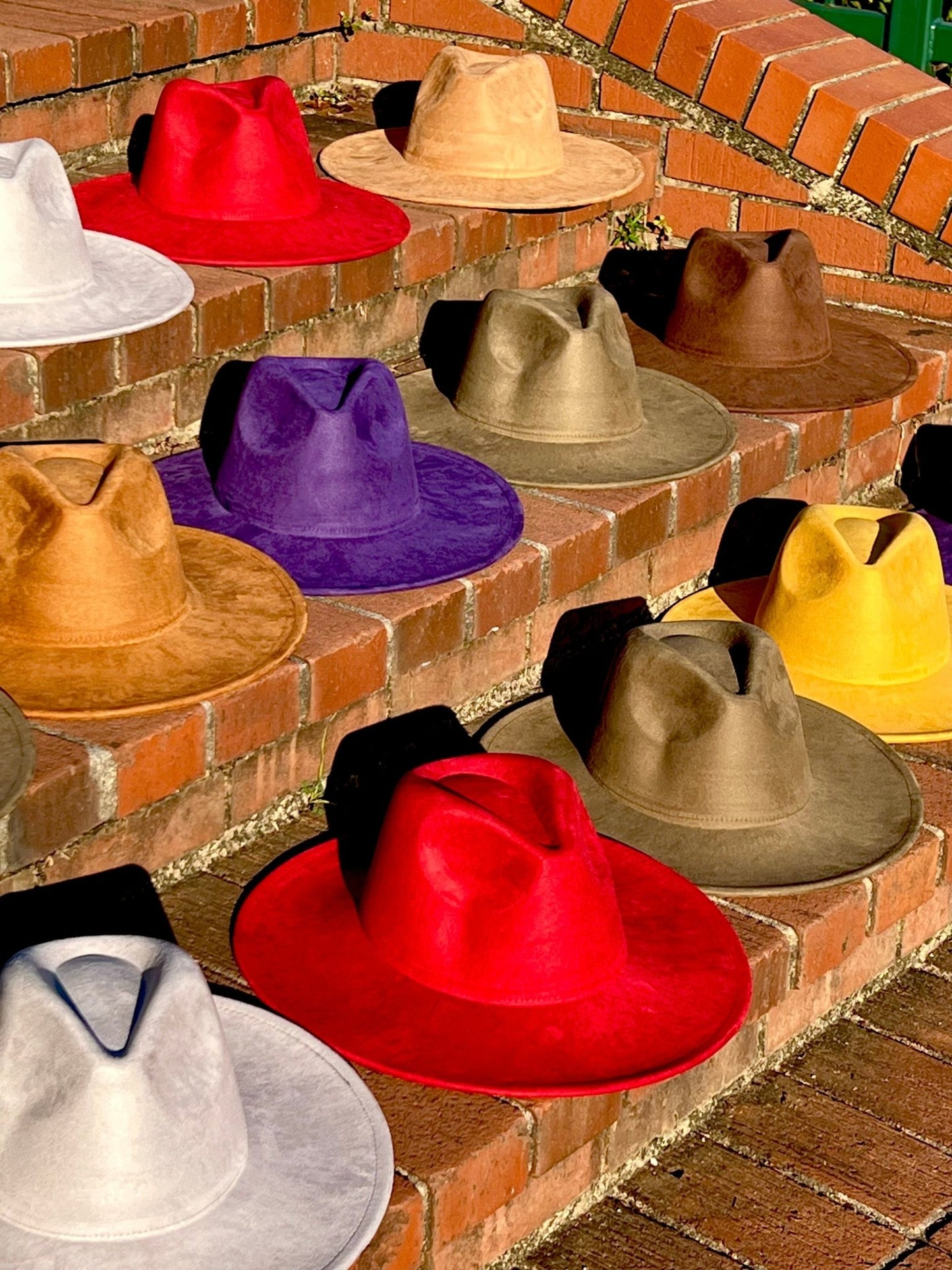 Premium Suede lux Fedora-no band - Accessorizmee