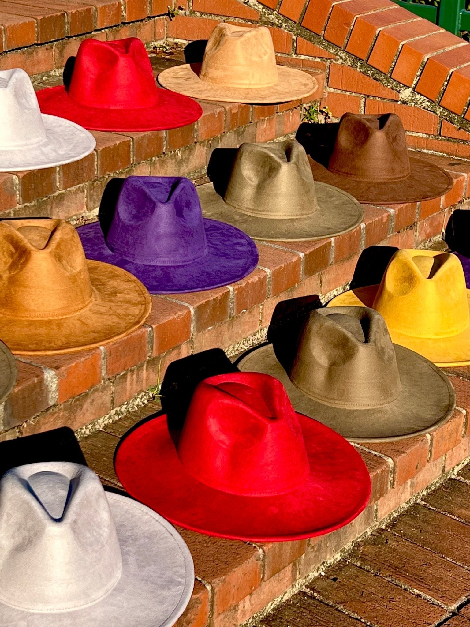 Premium Suede lux Fedora-no band - Accessorizmee