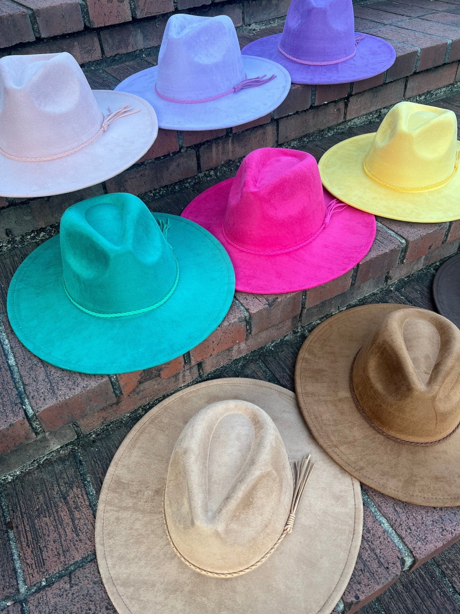 Premium Vegan Tribal Suede Fedora - Accessorizmee