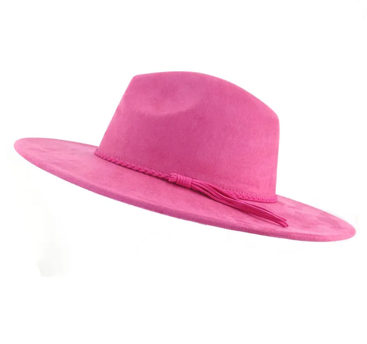 Premium Vegan Tribal Suede Fedora - Accessorizmee