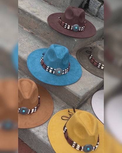 Tribal Suede Fedora