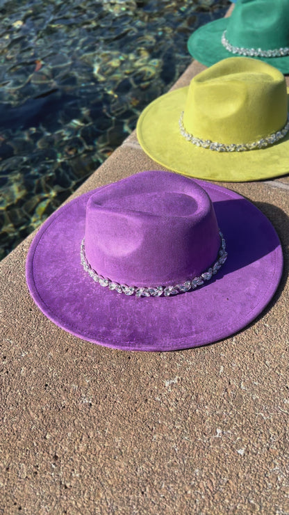 Raw diamond Vegan Fedora