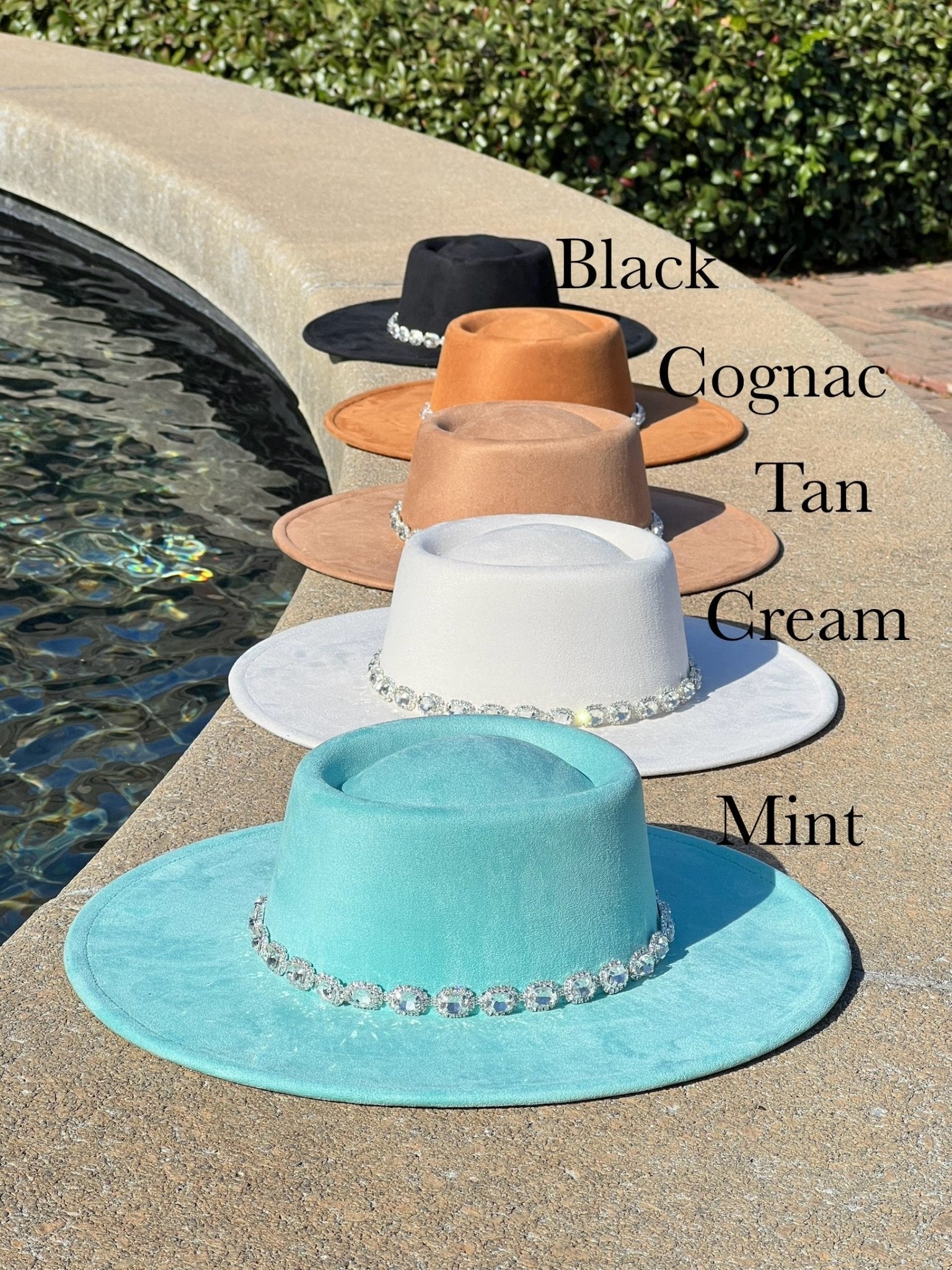 Raw diamond round brim Fedora - Accessorizmee