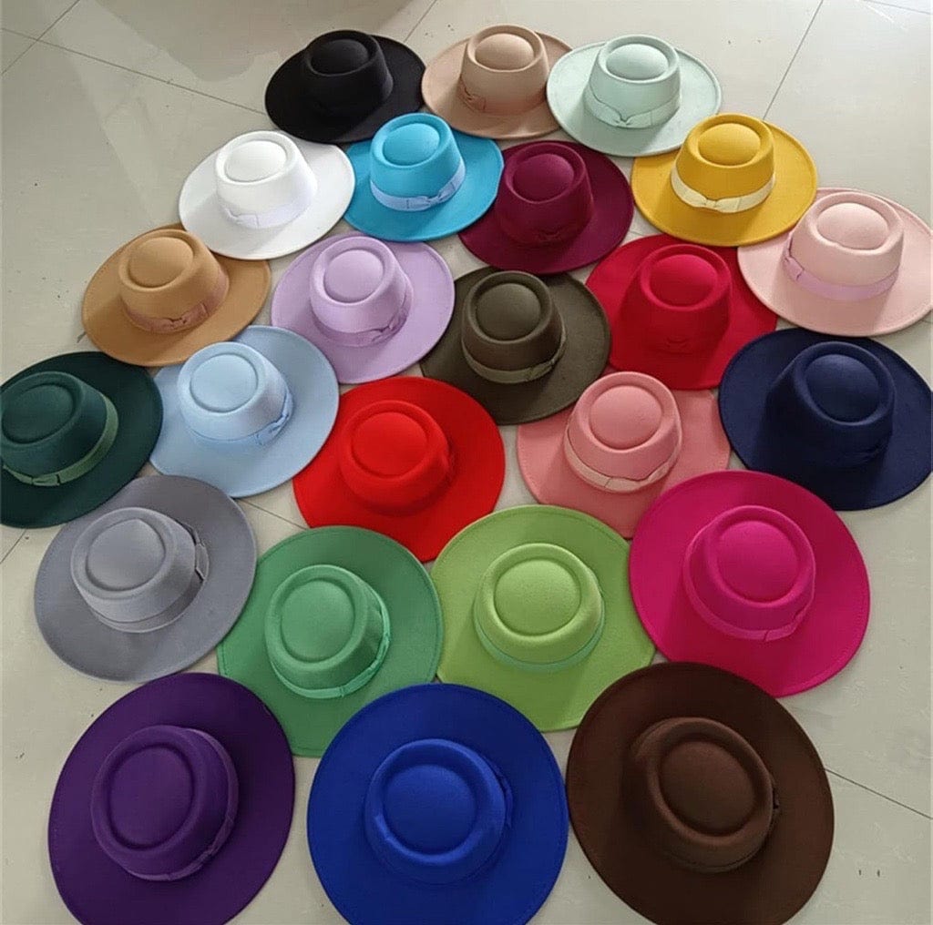 Ribbon Round Brim Siff Fedora - Accessorizmee