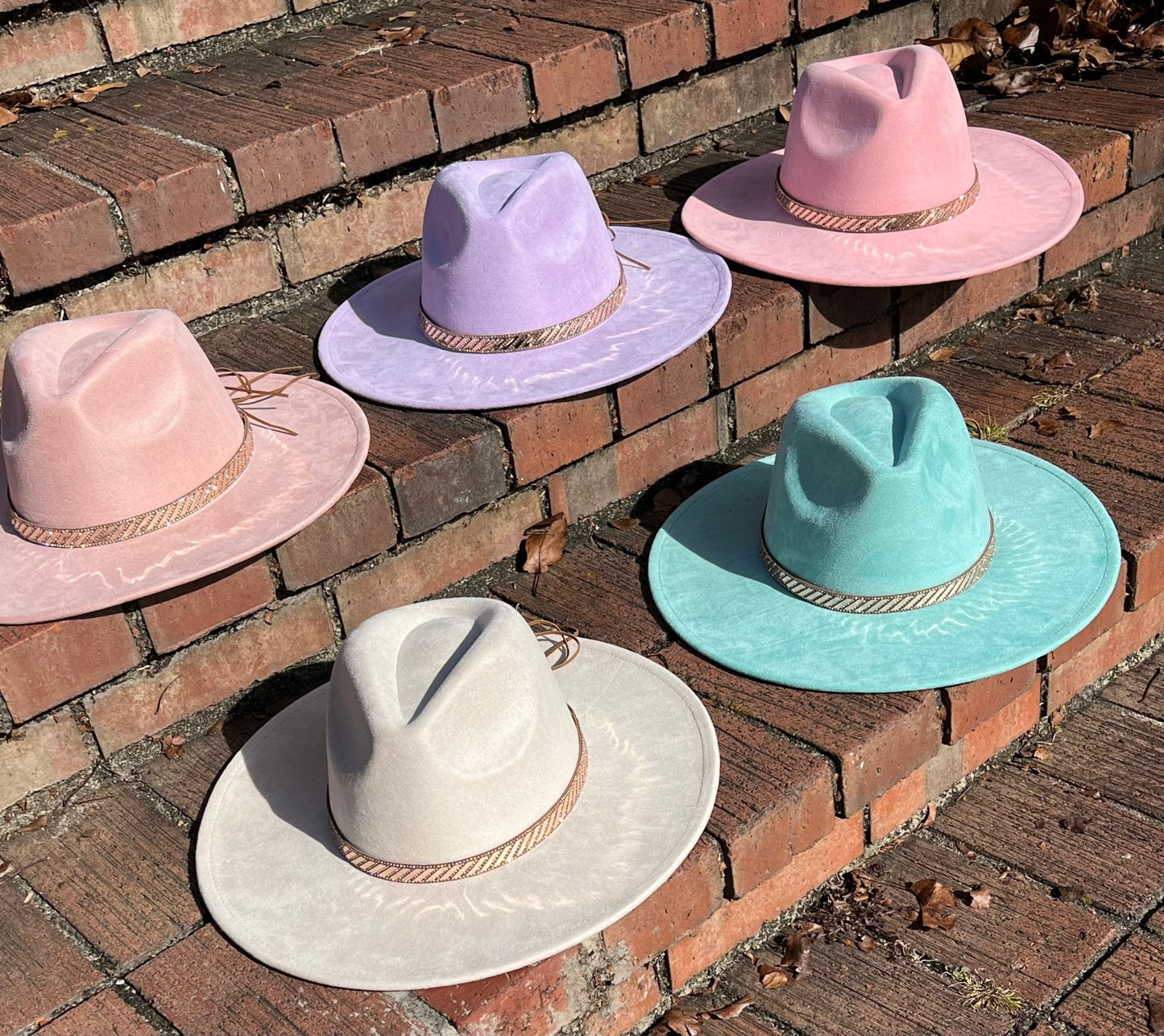 Rose gold Premium vegan fedora - Accessorizmee