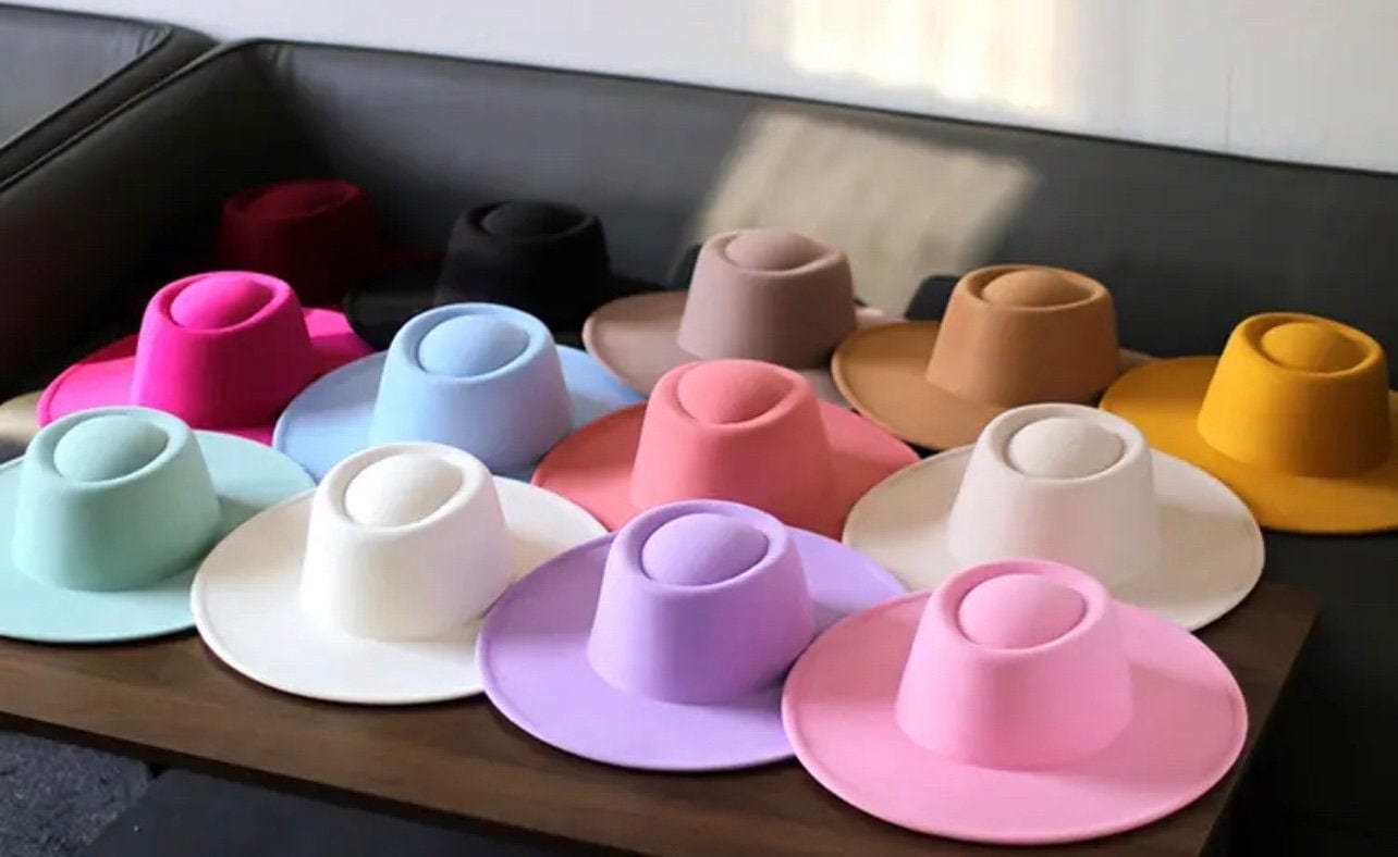 Round Brim Stiff Fedora - Accessorizmee