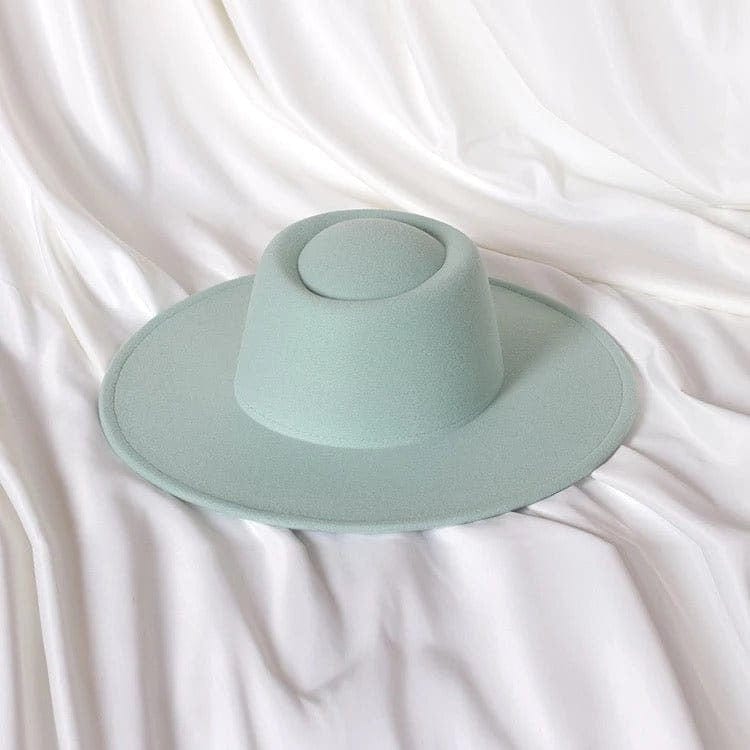 Round Brim Stiff Fedora - Accessorizmee