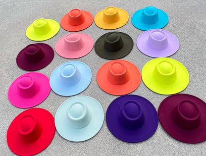 Round Brim Stiff Fedora - Accessorizmee