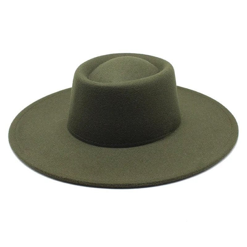 Round Brim Stiff Fedora - Accessorizmee