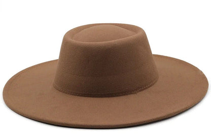 Round Brim Stiff Fedora - Accessorizmee