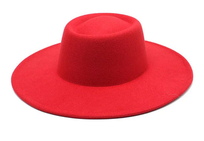 Round Brim Stiff Fedora - Accessorizmee