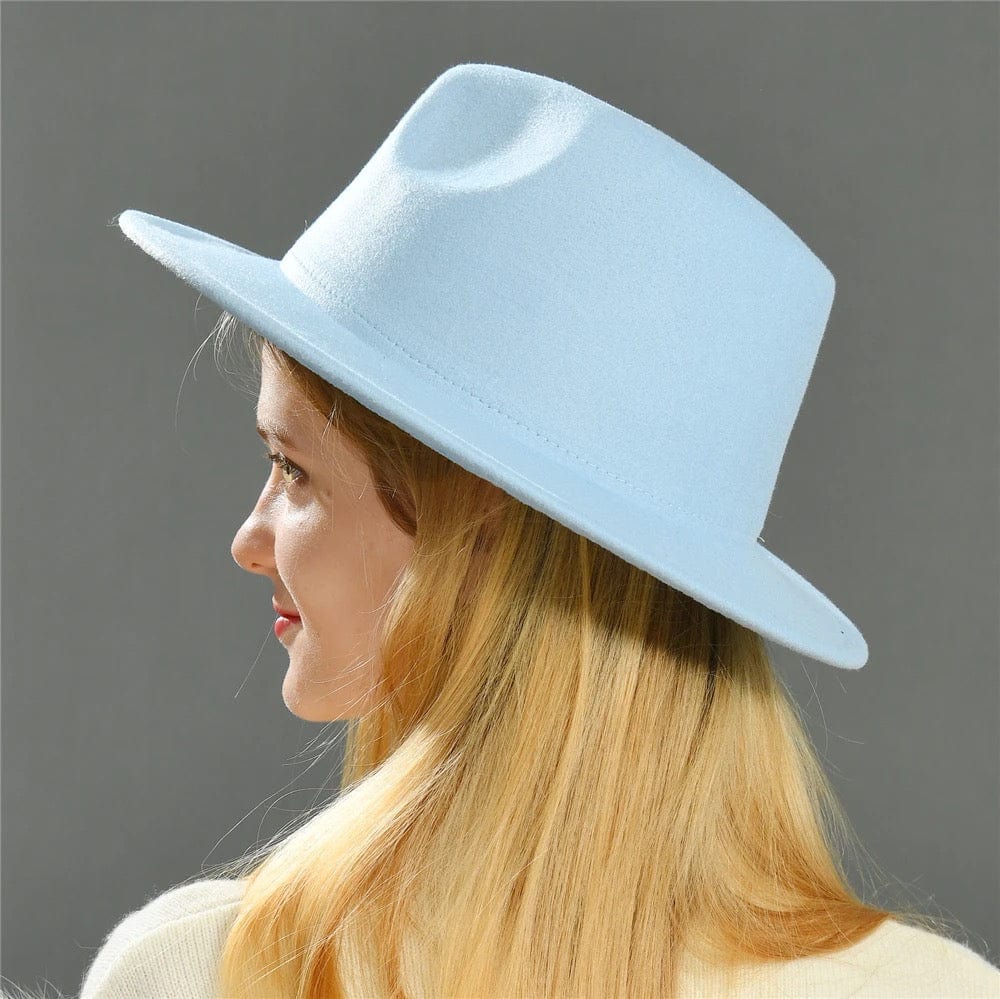 Solid Siff Fedora - Accessorizmee