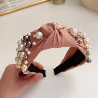Pearl headband pink - Accessorizmee