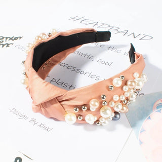 Pearl headband pink - Accessorizmee